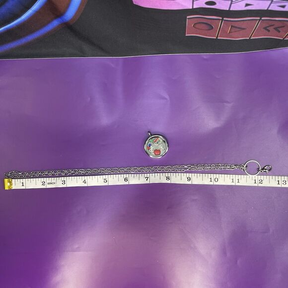 TEACHER APPRECIATION Living Locket Necklace Silver Chain 7 Pieces and 1 Disk - Picture 7 of 7